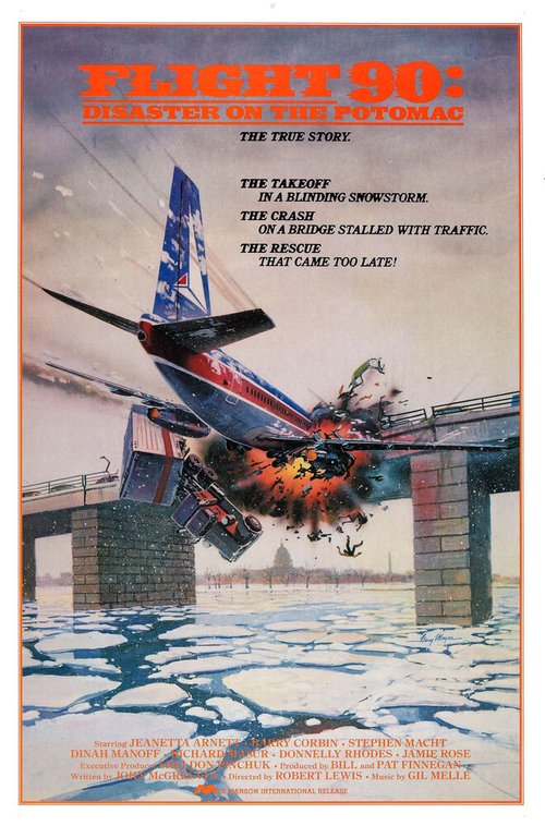 Смотреть фильм Рейс 90: Происшествие над Потомаком / Flight 90: Disaster on the Potomac (1984) онлайн в хорошем качестве SATRip