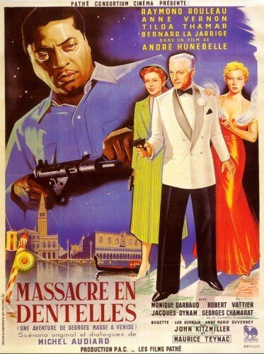 Смотреть фильм Резня по-женски / Massacre en dentelles (1952) онлайн в хорошем качестве SATRip