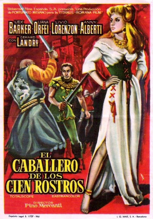Смотреть фильм Рыцарь с сотней лиц / Il cavaliere dai cento volti (1960) онлайн в хорошем качестве SATRip