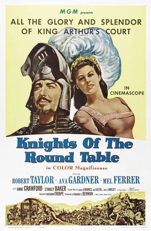 Смотреть фильм Рыцари круглого стола / Knights of the Round Table (1953) онлайн в хорошем качестве SATRip