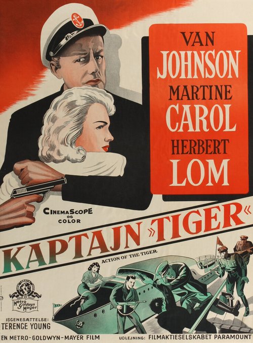 Смотреть фильм Рискованная акция / Action of the Tiger (1957) онлайн в хорошем качестве SATRip