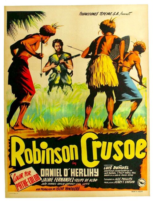 Смотреть фильм Робинзон Крузо / Robinson Crusoe (1954) онлайн в хорошем качестве SATRip
