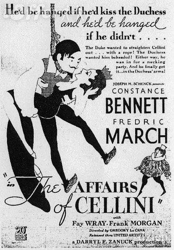 Смотреть фильм Романы Челлини / The Affairs of Cellini (1934) онлайн в хорошем качестве SATRip