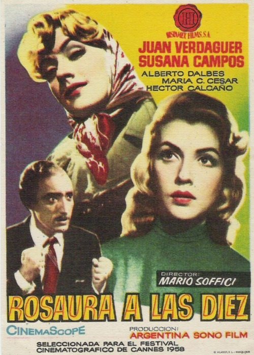 Смотреть фильм Росаура в 10 часов / Rosaura a las 10 (1958) онлайн в хорошем качестве SATRip