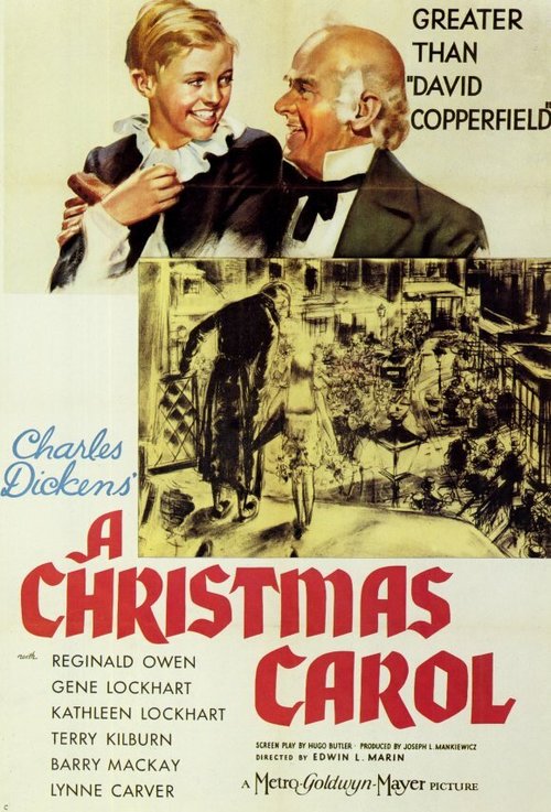 Смотреть фильм Рождественский гимн / A Christmas Carol (1938) онлайн в хорошем качестве SATRip