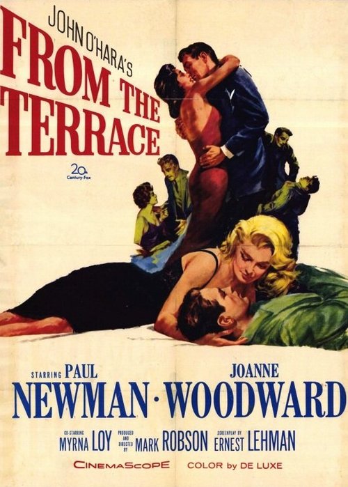 Смотреть фильм С террасы / From the Terrace (1960) онлайн в хорошем качестве SATRip