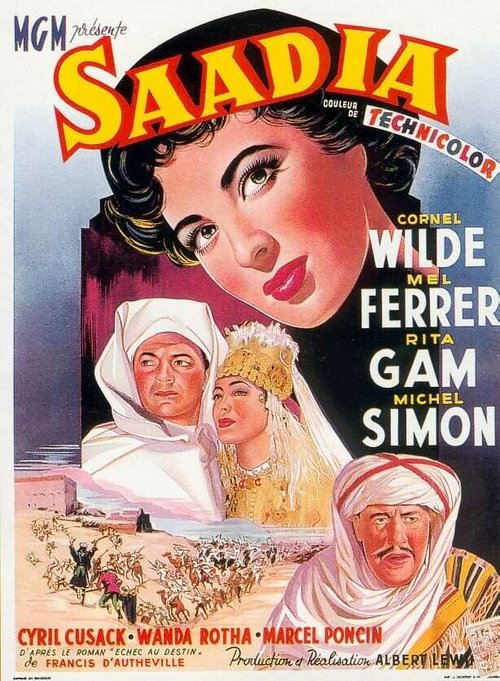 Смотреть фильм Саади / Saadia (1953) онлайн в хорошем качестве SATRip