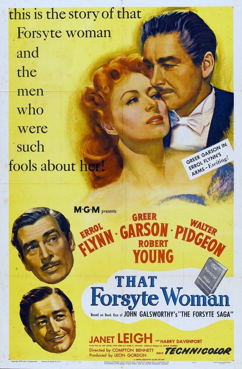 Смотреть фильм Сага о Форсайтах / That Forsyte Woman (1949) онлайн в хорошем качестве SATRip