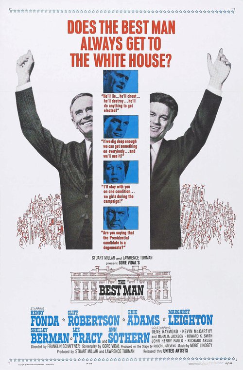 Смотреть фильм Самый достойный / The Best Man (1964) онлайн в хорошем качестве SATRip