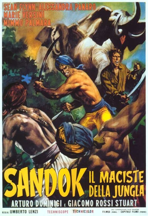 Смотреть фильм Сандок, силач из джунглей / Sandok, il Maciste della giungla (1964) онлайн в хорошем качестве SATRip