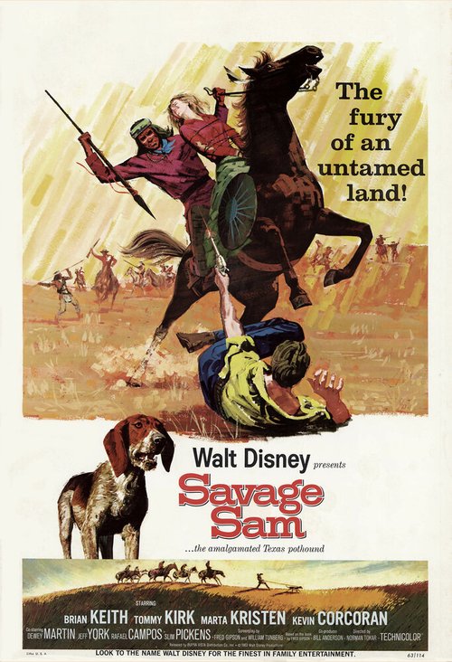 Смотреть фильм Savage Sam (1963) онлайн в хорошем качестве SATRip
