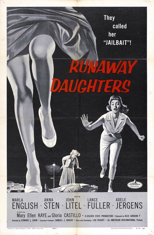 Смотреть фильм Сбежавшие дочери / Runaway Daughters (1956) онлайн в хорошем качестве SATRip