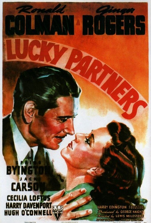 Смотреть фильм Счастливые партнёры / Lucky Partners (1940) онлайн в хорошем качестве SATRip