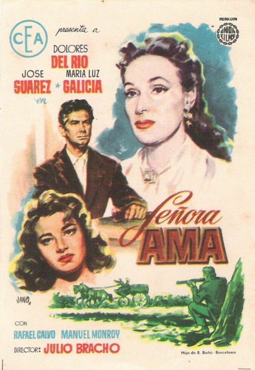 Смотреть фильм Señora ama (1955) онлайн в хорошем качестве SATRip