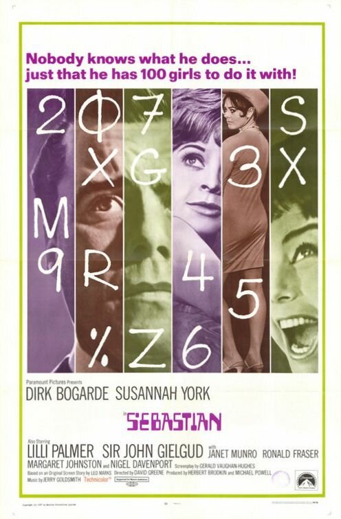 Смотреть фильм Себастьян / Sebastian (1968) онлайн в хорошем качестве SATRip