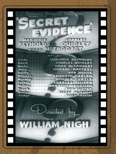 Смотреть фильм Secret Evidence (1941) онлайн в хорошем качестве SATRip