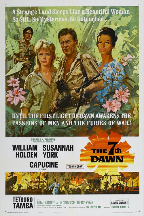 Смотреть фильм Седьмой рассвет / The 7th Dawn (1964) онлайн в хорошем качестве SATRip