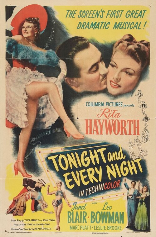 Смотреть фильм Сегодня вечером и каждый вечер / Tonight and Every Night (1945) онлайн в хорошем качестве SATRip