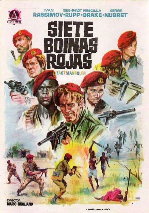 Смотреть фильм Семь красных беретов / Sette baschi rossi (1969) онлайн в хорошем качестве SATRip