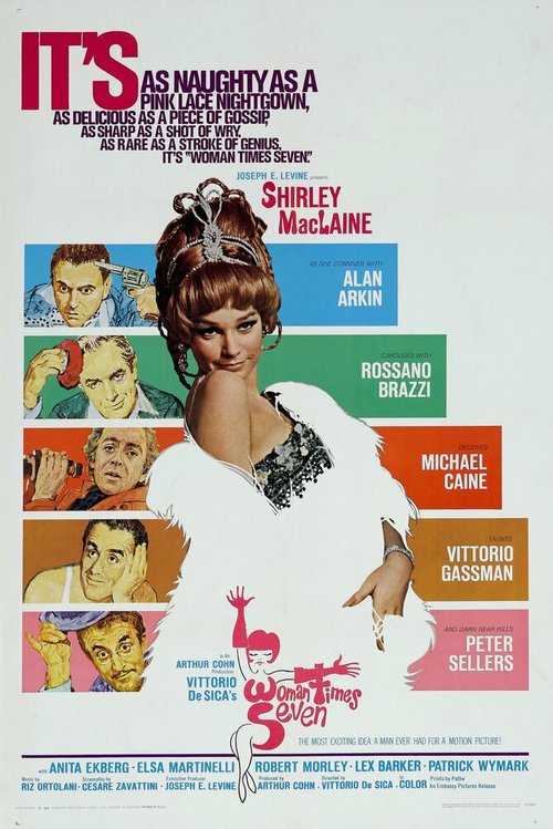Смотреть фильм Семь раз женщина / Woman Times Seven (1967) онлайн в хорошем качестве SATRip
