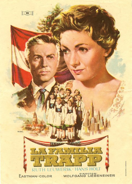 Смотреть фильм Семья Трапп / Die Trapp-Familie (1956) онлайн в хорошем качестве SATRip