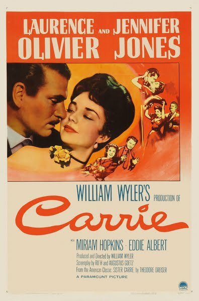 Смотреть фильм Сестра Кэрри / Carrie (1952) онлайн в хорошем качестве SATRip