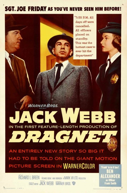 Смотреть фильм Сети зла / Dragnet (1954) онлайн в хорошем качестве SATRip