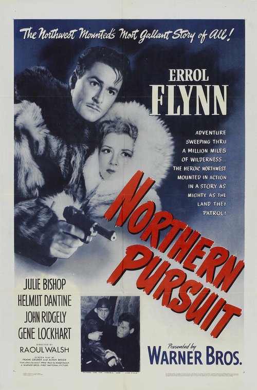 Смотреть фильм Северная погоня / Northern Pursuit (1943) онлайн в хорошем качестве SATRip