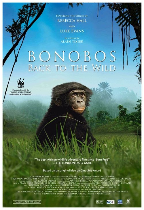 Смотреть фильм Шимпанзе: Возвращение в дикую природу / Bonobos: Back to the Wild (2015) онлайн в хорошем качестве HDRip