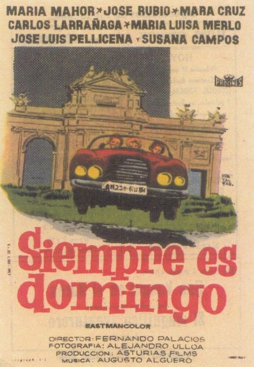 Смотреть фильм Siempre es domingo (1961) онлайн в хорошем качестве SATRip