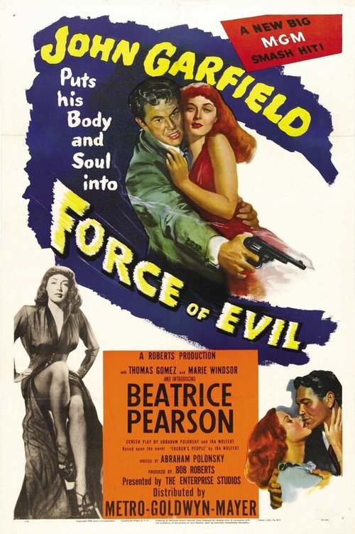 Смотреть фильм Силы зла / Force of Evil (1948) онлайн в хорошем качестве SATRip