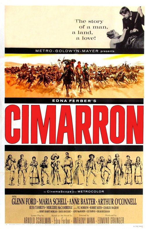 Смотреть фильм Симаррон / Cimarron (1960) онлайн в хорошем качестве SATRip