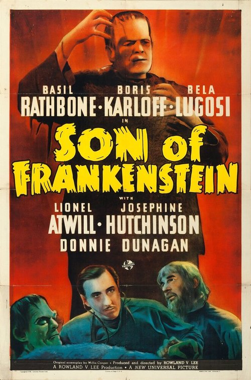 Смотреть фильм Сын Франкенштейна / Son of Frankenstein (1939) онлайн в хорошем качестве SATRip