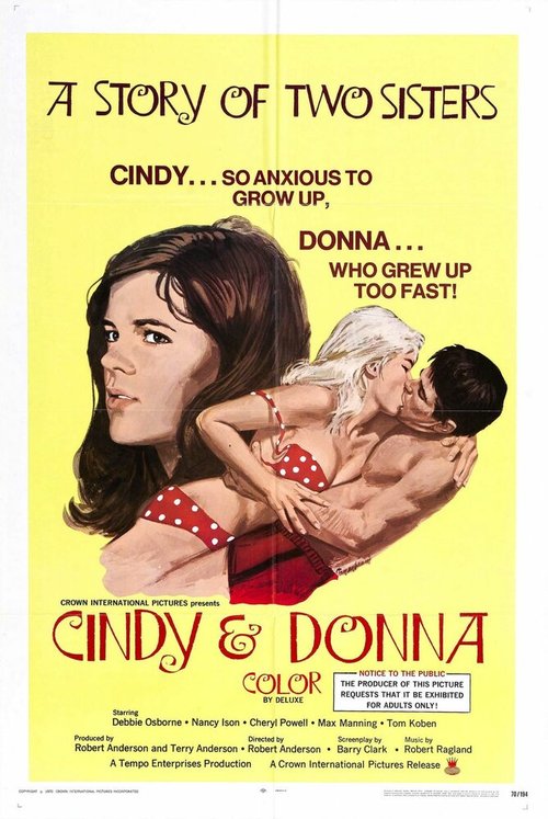 Смотреть фильм Синди и Донна / Cindy and Donna (1970) онлайн в хорошем качестве SATRip