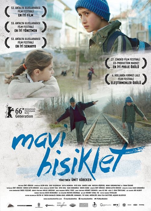 Смотреть фильм Синий велосипед / Mavi bisiklet (2016) онлайн в хорошем качестве CAMRip