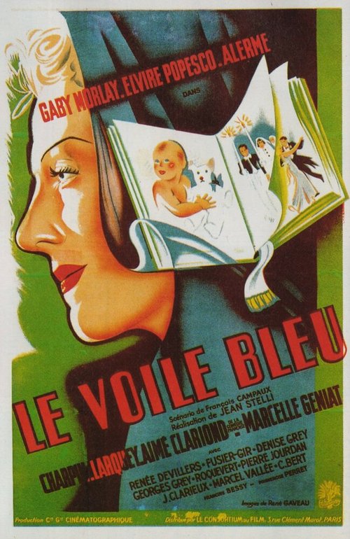 Смотреть фильм Синяя вуаль / Le voile bleu (1942) онлайн в хорошем качестве SATRip