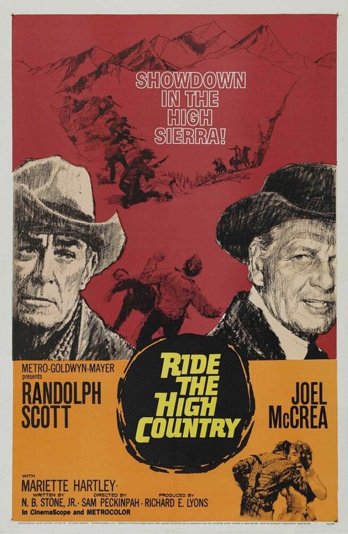 Смотреть фильм Скачи по высокогорью / Ride the High Country (1962) онлайн в хорошем качестве SATRip