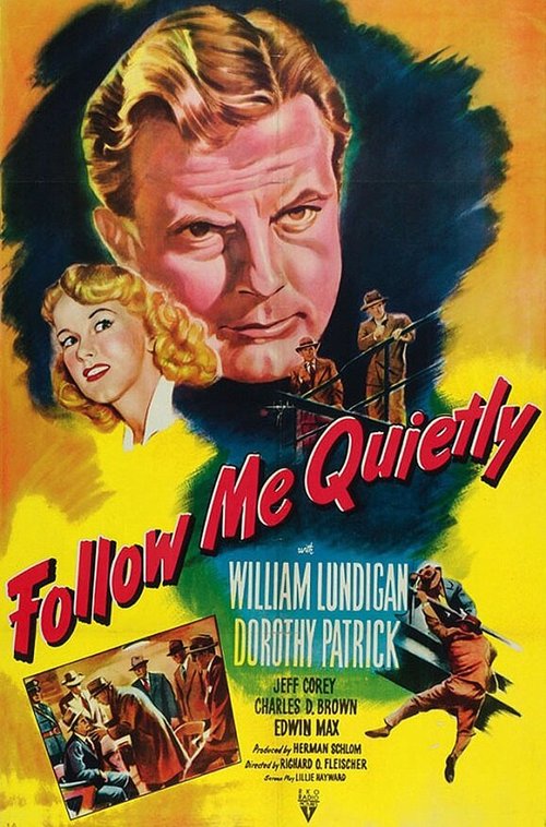 Смотреть фильм Следуй за мной тихо / Follow Me Quietly (1949) онлайн в хорошем качестве SATRip