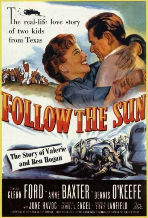 Смотреть фильм Следуй за солнцем / Follow the Sun (1951) онлайн в хорошем качестве SATRip