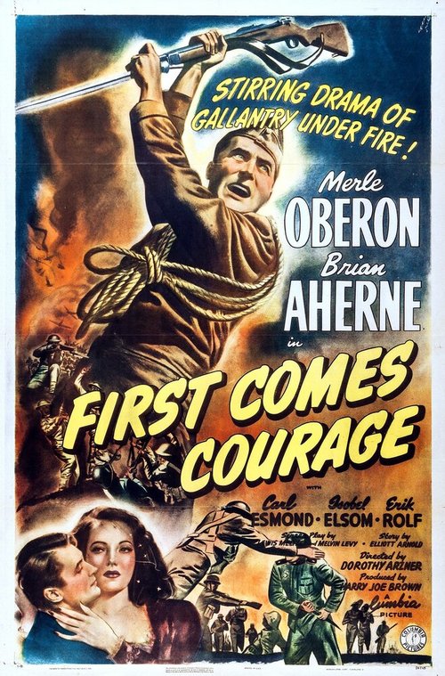 Смотреть фильм Сначала приходит мужество / First Comes Courage (1943) онлайн в хорошем качестве SATRip