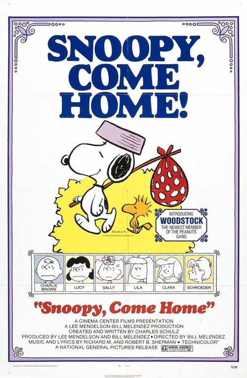 Смотреть фильм Снупи, возвращайся! / Snoopy Come Home (1972) онлайн в хорошем качестве SATRip
