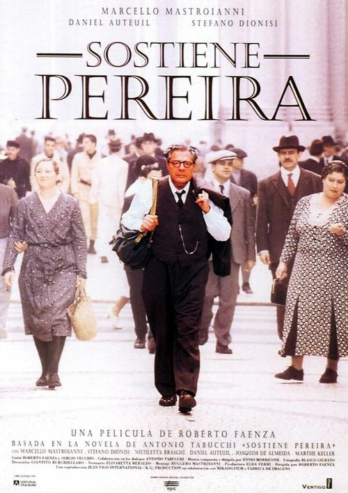 Смотреть фильм Согласно Перейре / Sostiene Pereira (1995) онлайн в хорошем качестве HDRip