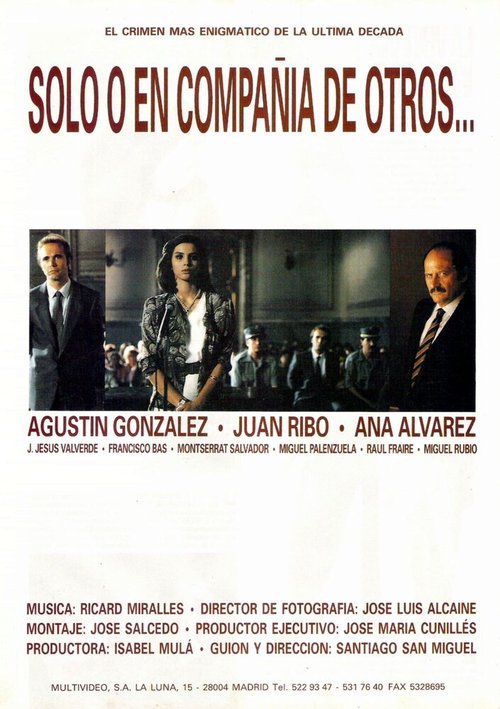 Смотреть фильм Solo o en compañía de otros (1991) онлайн в хорошем качестве HDRip