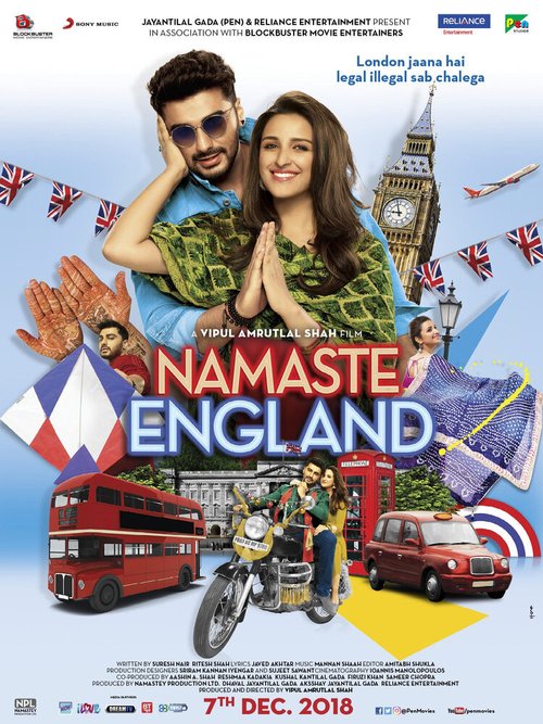 Смотреть фильм Спасибо, Англия / Namaste England (2018) онлайн в хорошем качестве HDRip