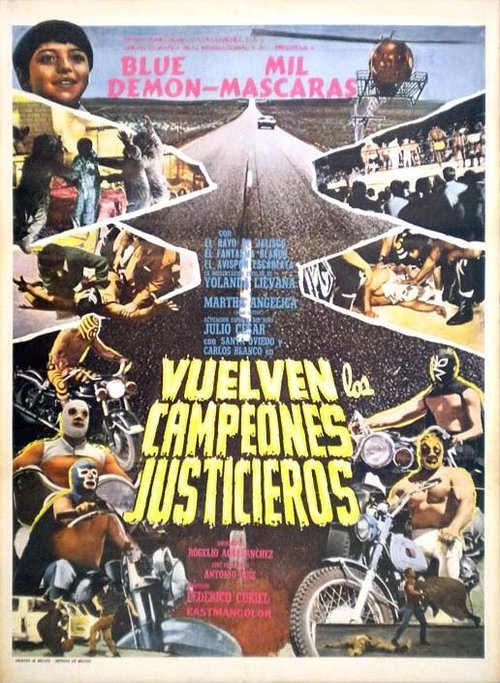 Смотреть фильм Справедливые чемпионы возвращаются / Vuelven los campeones justicieros (1972) онлайн в хорошем качестве SATRip