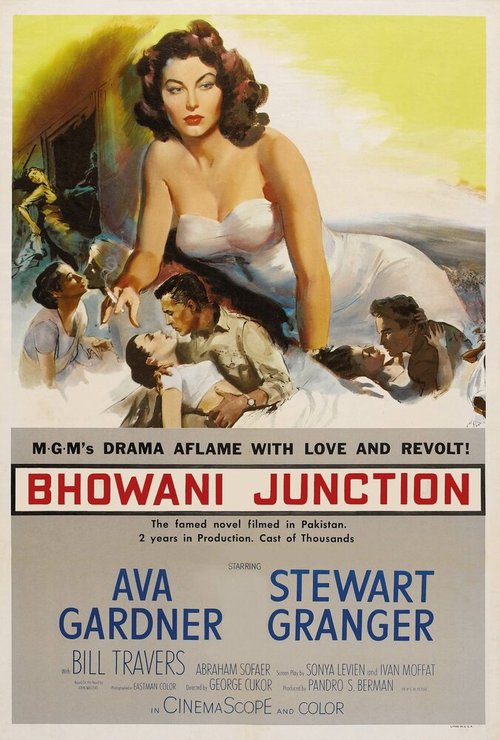 Смотреть фильм Станция Бховани / Bhowani Junction (1956) онлайн в хорошем качестве SATRip