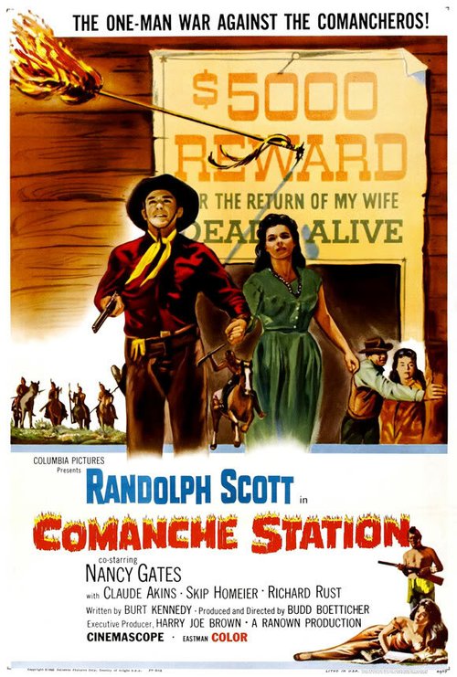 Смотреть фильм Станция Команч / Comanche Station (1960) онлайн в хорошем качестве SATRip
