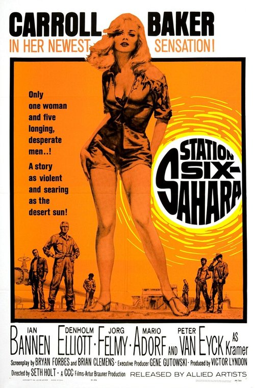 Смотреть фильм Станция Шесть-Сахара / Station Six-Sahara (1963) онлайн в хорошем качестве SATRip