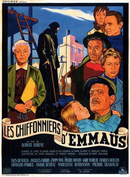 Смотреть фильм Старьёвщики из Эммауса / Les chiffonniers d'Emmaüs (1955) онлайн в хорошем качестве SATRip