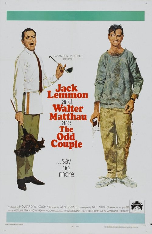 Смотреть фильм Странная парочка / The Odd Couple (1967) онлайн в хорошем качестве SATRip